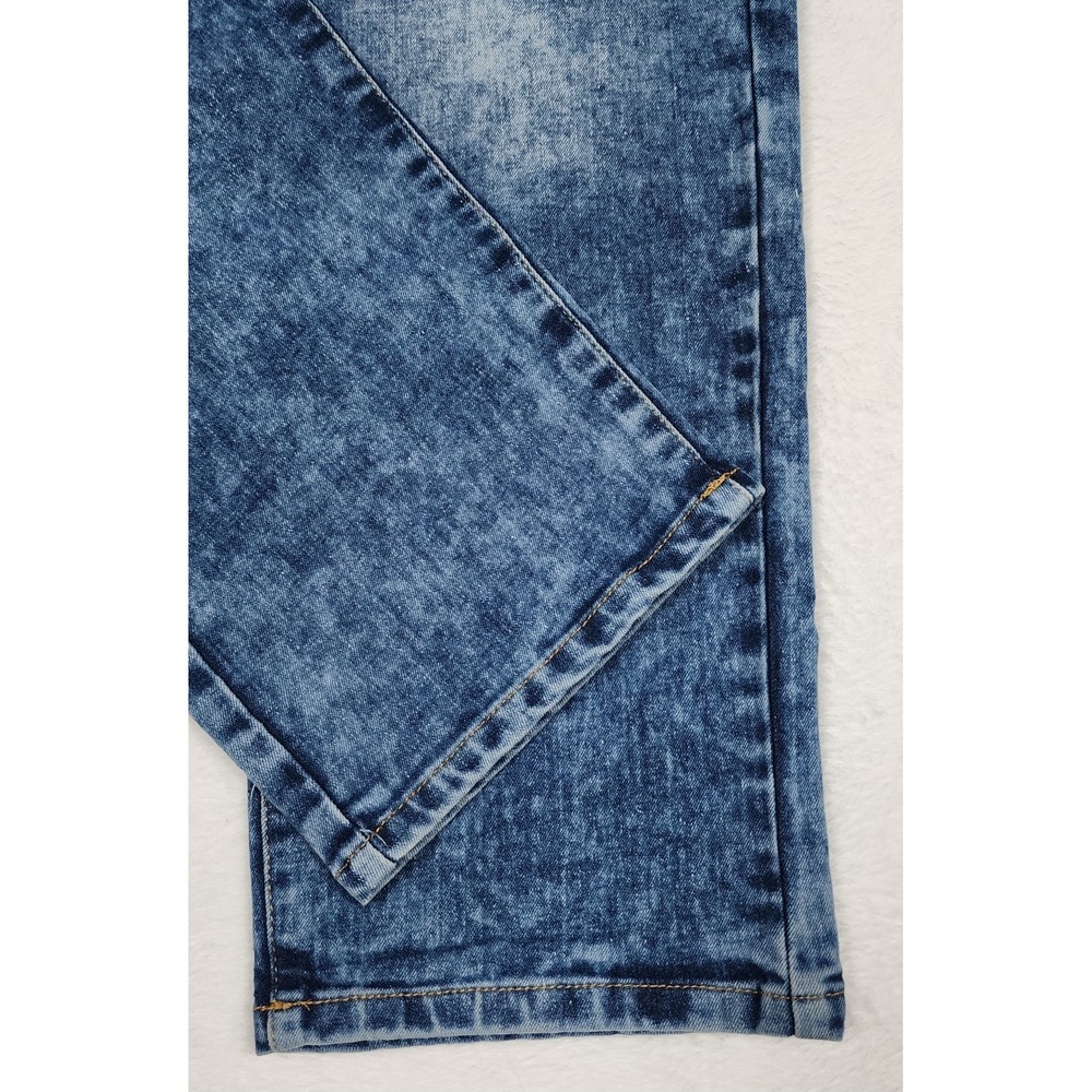 Southpole Skinny Jeans Mens 42x32 Blue Stretch Moto Biker Denim - Picture 12 of 13